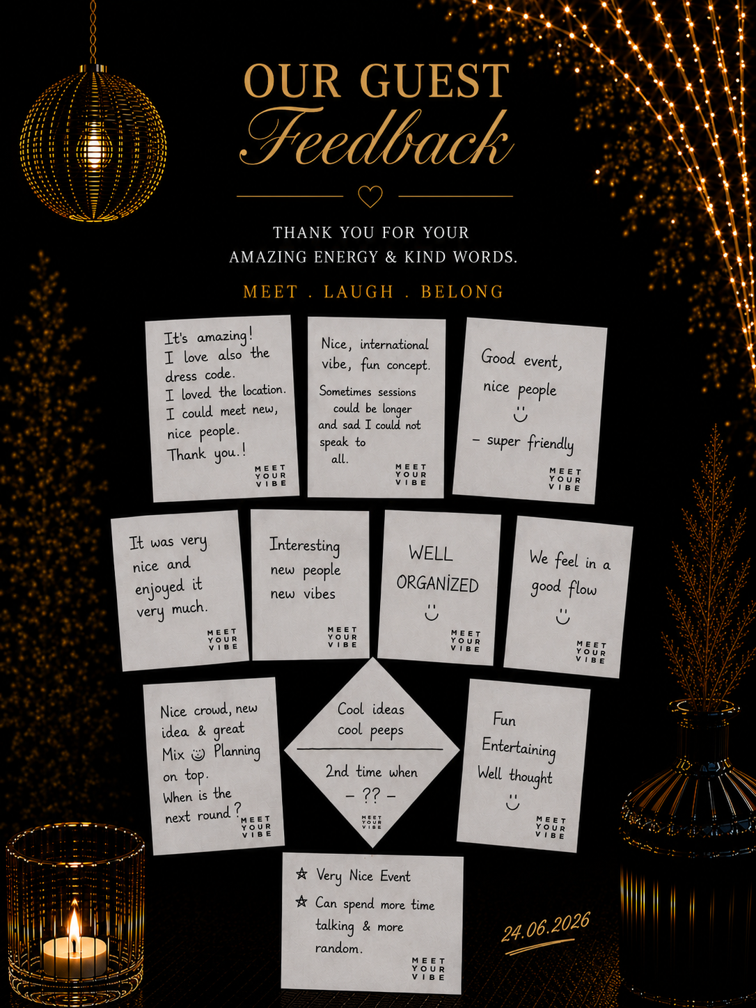 Meet Your Vibe guest testimonials