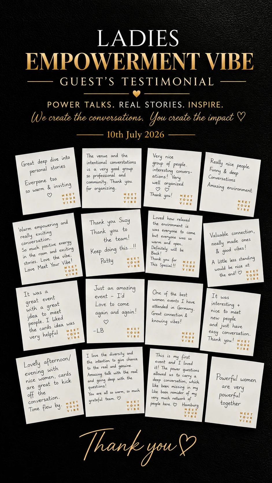 Ladies Empowerment Vibe testimonial — 10 July 2026